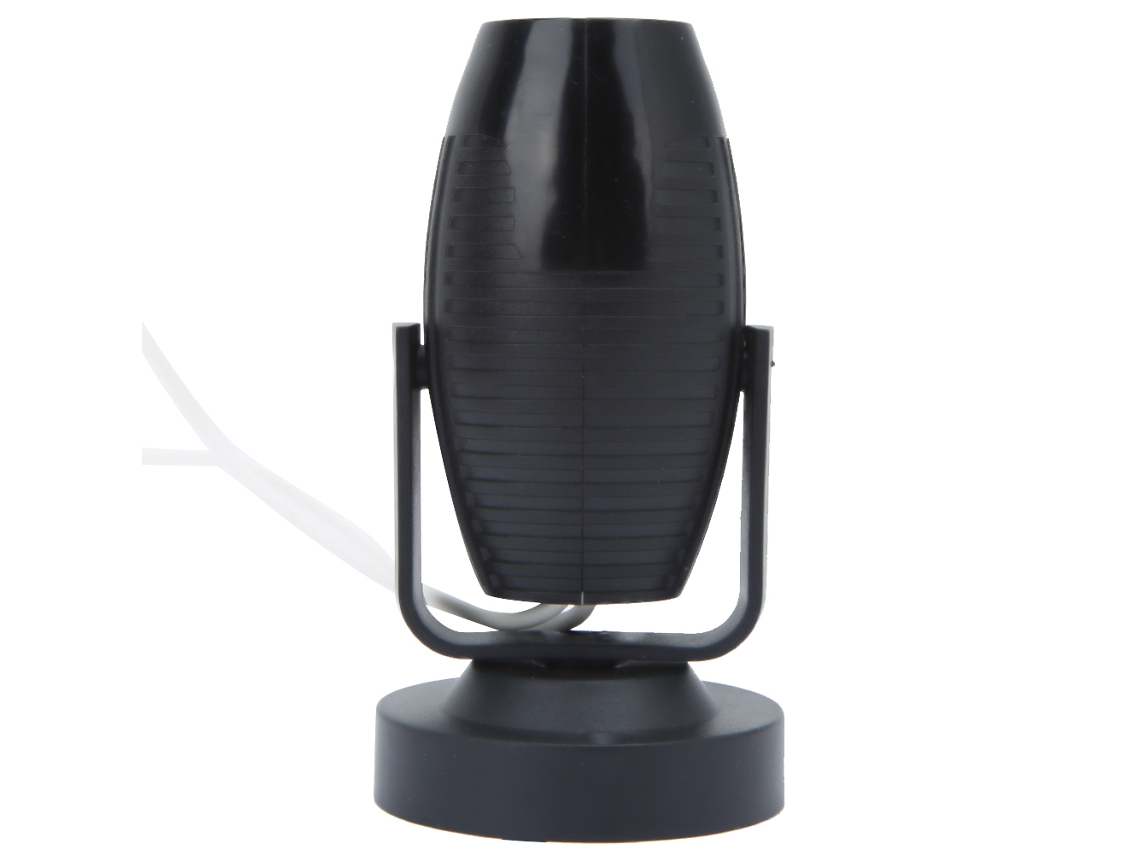 Foco LED portátil 2026 con ángulo ajustable, mini para fiestas, eventos y bodas, 85 265V, carcasa negra, luz cálida.