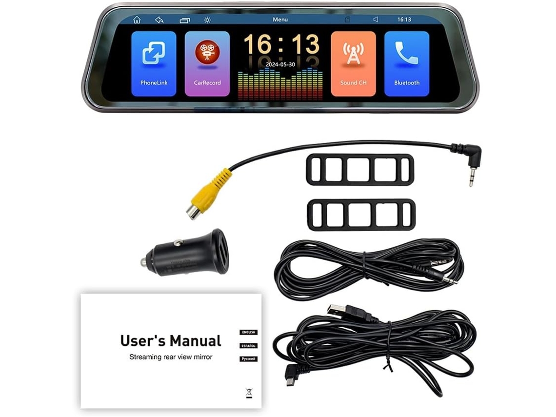 Pantalla Táctil De 9,36 Pulgadas, Carplay, Car Stream Media, Cámara De Salpicadero, Dvr