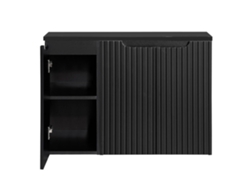 Mueble de baño bajo lavabo Newport con 3 puertas 90x60x40 cm - Negro [EN.CASA]