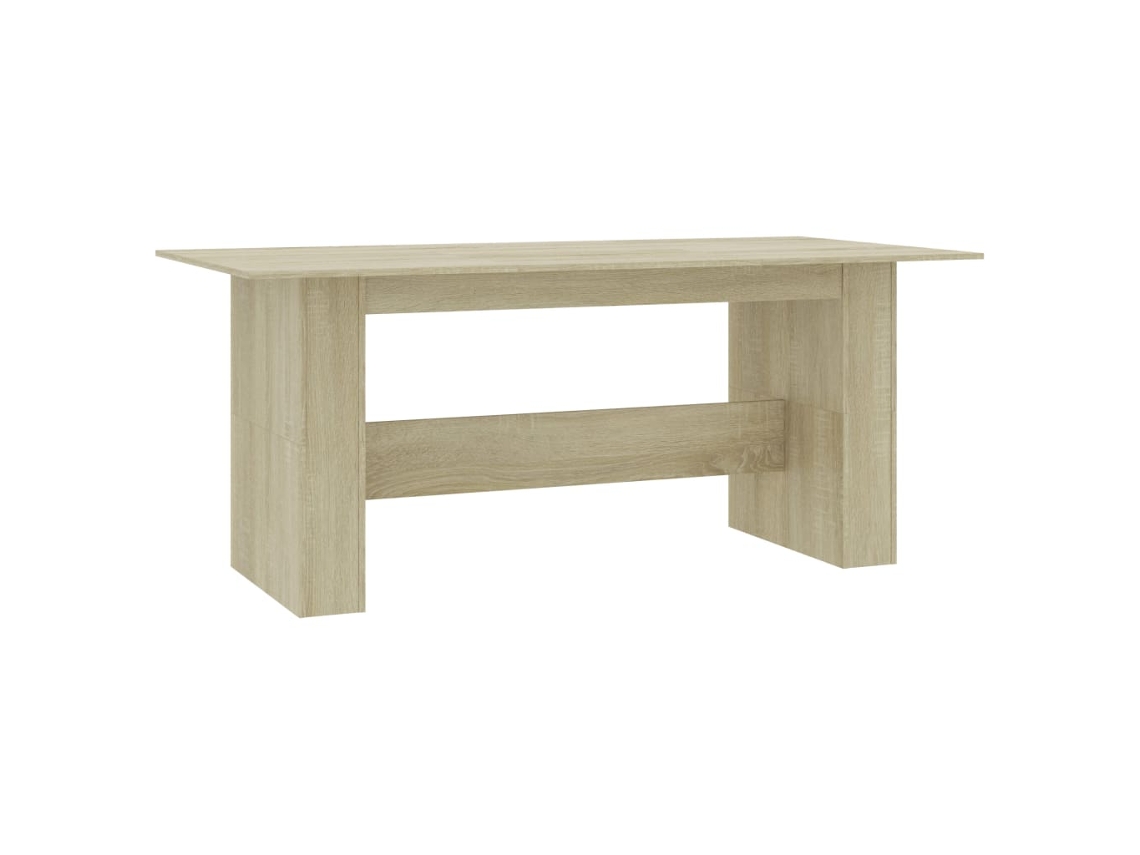 Mesa de comedor exclusiva de madera de roble de Sonoma Maison