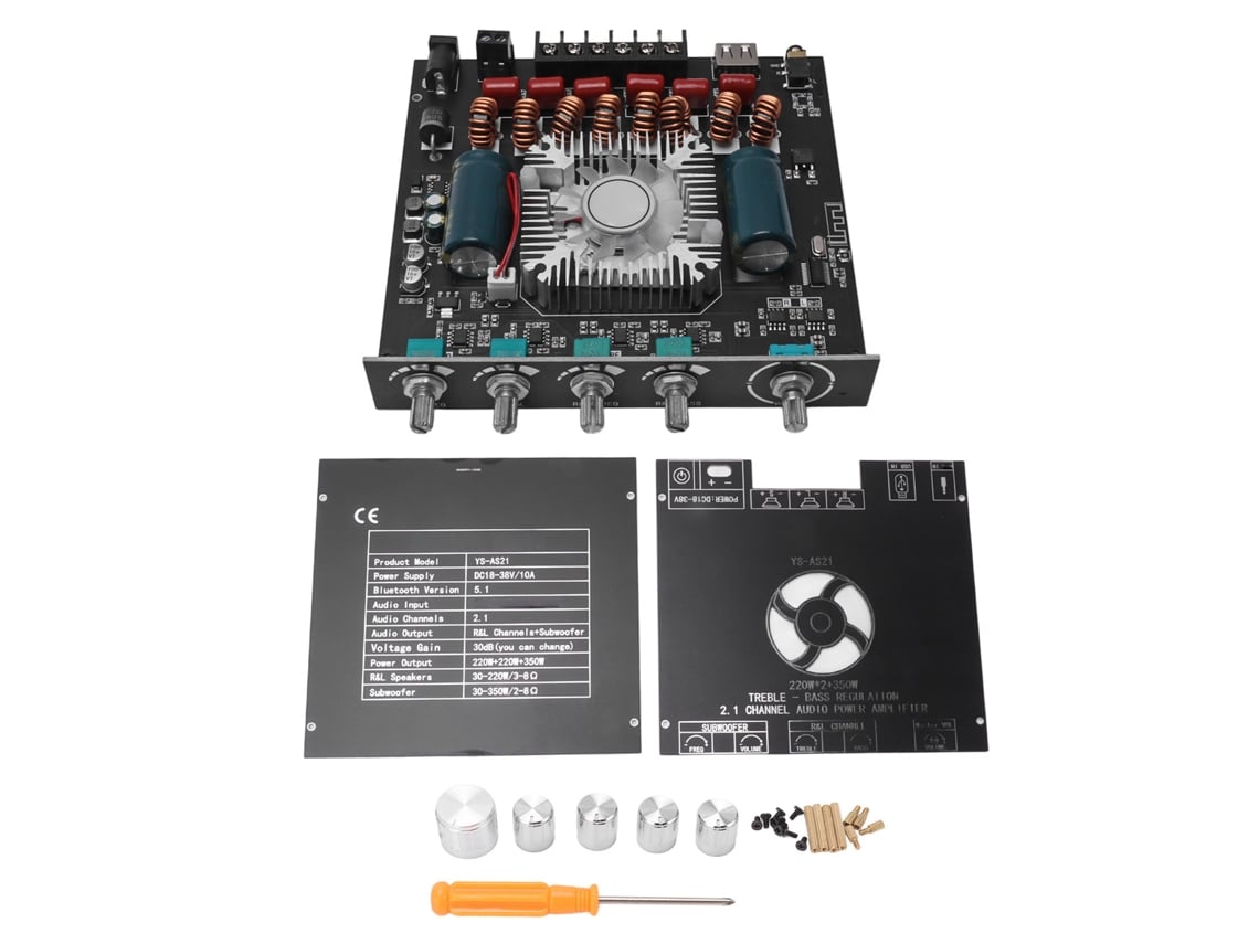 2026-placa De Amplificador De Potencia Audio 2.1 Canales Bluetooth Módulo Amp Para Portátil Pc Tpa3255