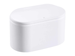 Mini Papelera De Oficina De Plástico Con Tapa Protectora Para Cocina, Sala De Estar, Dormitorio, Estudiante.