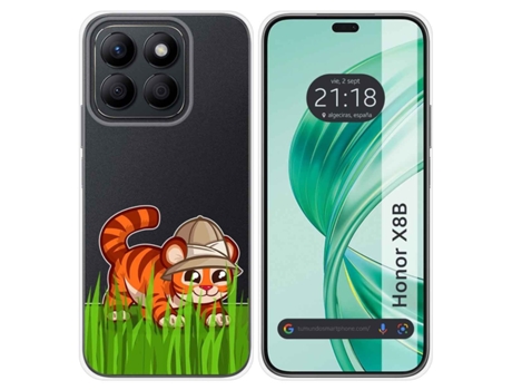 Funda Diseño Tigre para Honor X8B TUMUNDOSMARTPHONE Multicolor