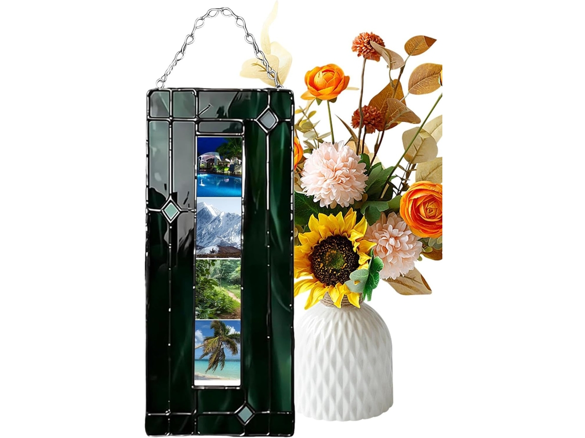 Marcos Decorativos Cristal Acrílico Tintado Hecho Marco Decorativo Fotomatón Nuevo Navidad Bolso Adulto Hogar