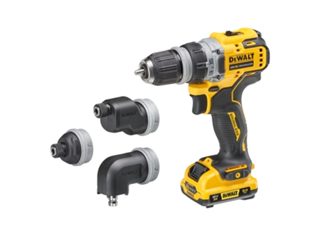 DEWALT DCD703L2T-QW Taladro Atornillador Multi Cabezal sin escobillas XR 12V Li-Ion 3Ah