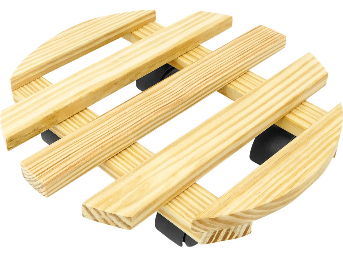 Plataforma de Carga PRIMEMATIK.COM Madeira (30cm - Con Ruedas)