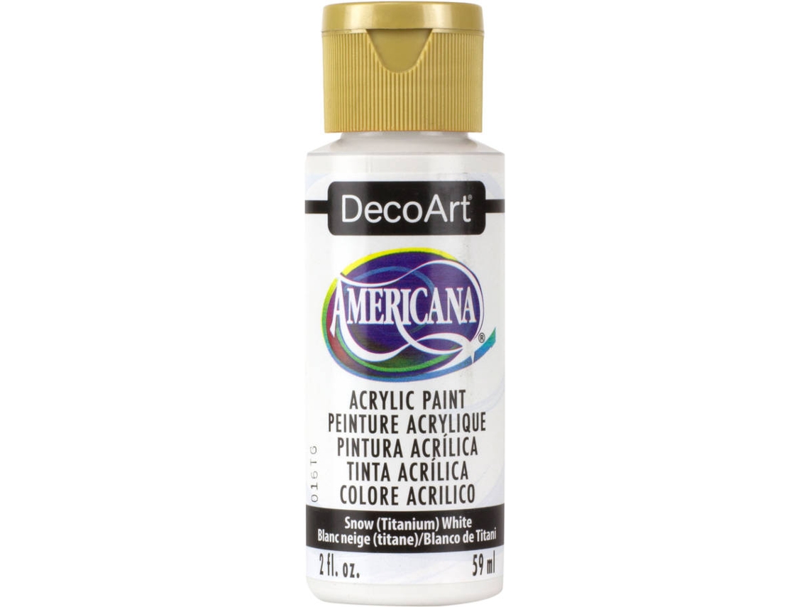 Pintura Acrílico AMERICANA Blanco de Nieve (59 ml)