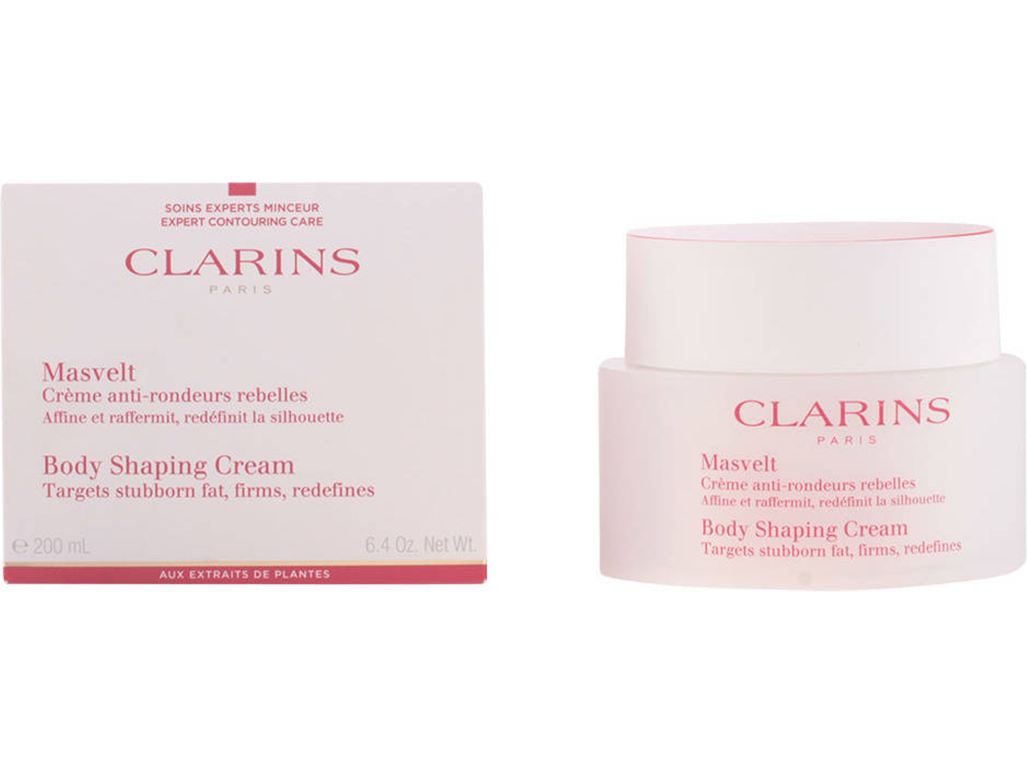 Crema Corporal CLARINS Masvelt Crème Antirondeurs Rebelles (200 ml)