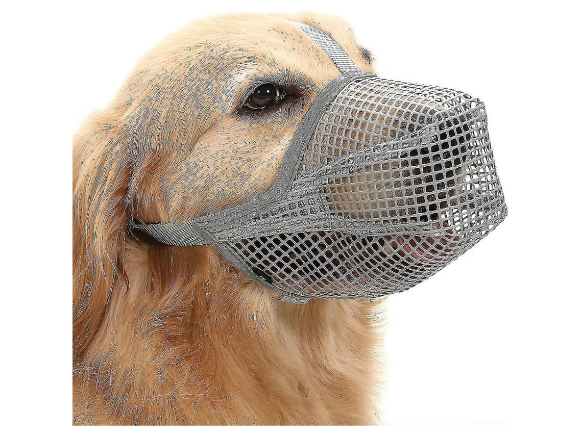 2026-boquilla Para Perros Con Correas Ajustables Malla Suave Para Pequeños Medianos Y Grandes Perros