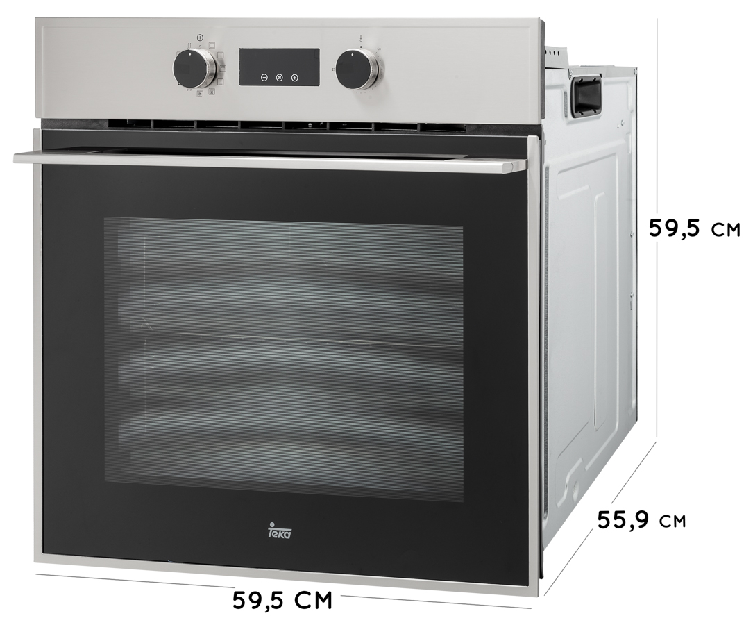 Horno TEKA HSB 635 P (70 L - 59.5 cm - Hidro y Pirolítico - Inox)