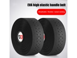 Negro 1west Biking Cinta Manillar Bicicleta Eva Alta Elasticidad Absorción Impactos Cómodo Antideslizante Resistente Desgaste Mtb