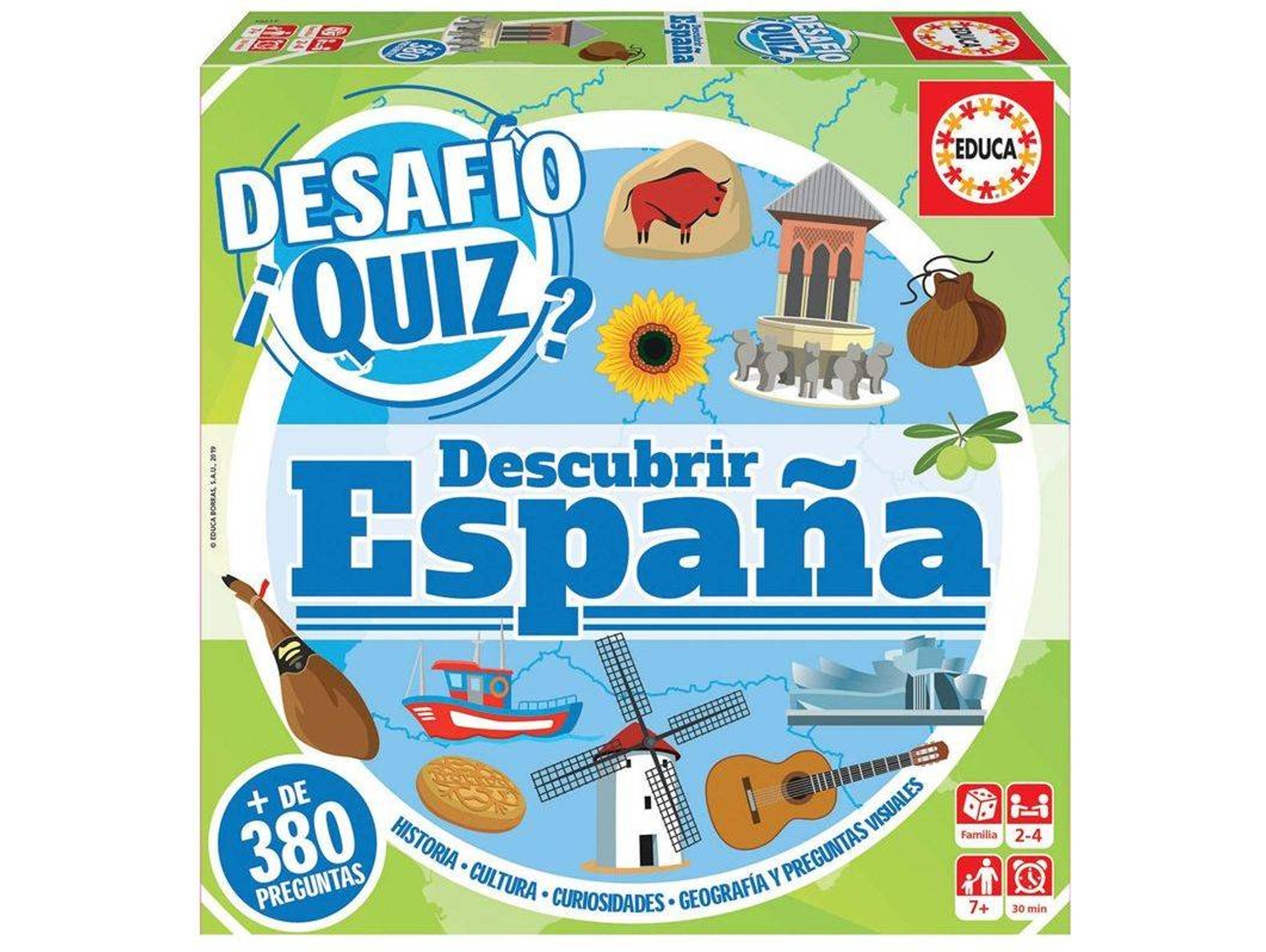 Juguete EDUCA Quiz Descubrir España