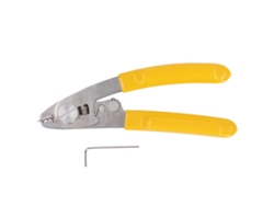 Pelacables 2 En 1, Herramienta Manual De Acero Inoxidable De 3 Piezas Con Llave Hexagonal Para Cable De Fibra Óptica.