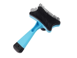 Peine para perros y gatos, cepillo de pelo largo con botón de limpieza Jinyubo Store