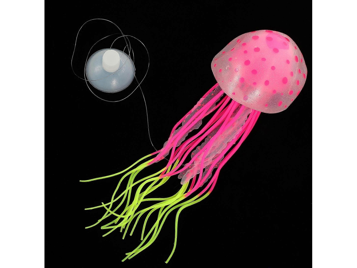Preciosa decoración de medusas, medusas artificiales decorativas para acuario, 2 unidades Rosewell
