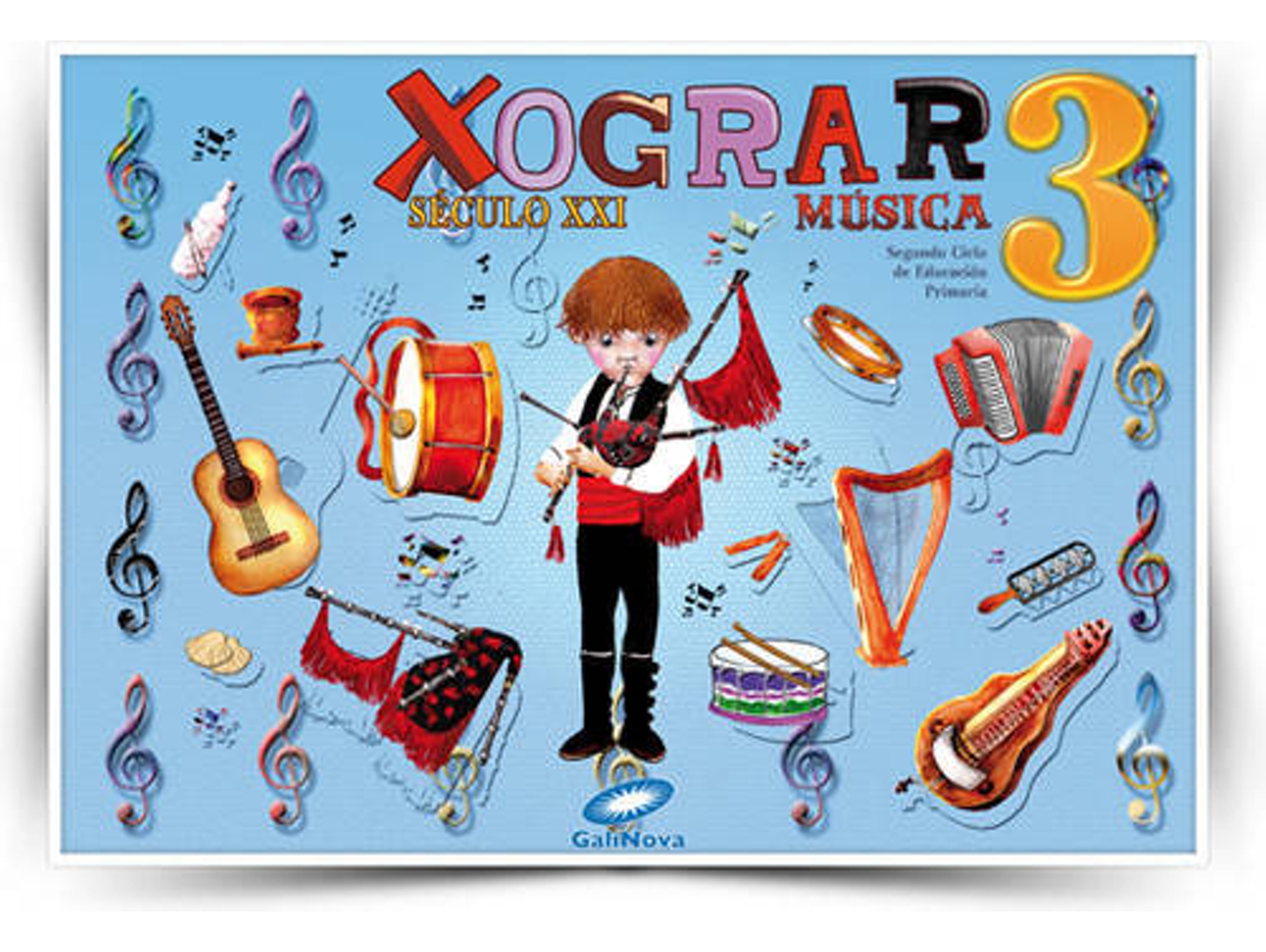 Libro (G).(12).Musica 3º.Prim Xograr Seculo Xxi *Galego* de P.Xograr S.Xxi (Galego)