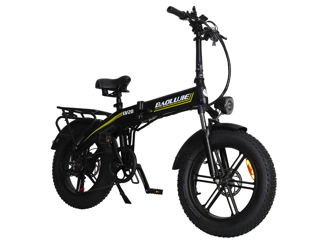 Bicicleta Eléctrica Plegable Baolujie D7, Batería De 48 V Y 16 Ah, Shimano De 7 Velocidades.
