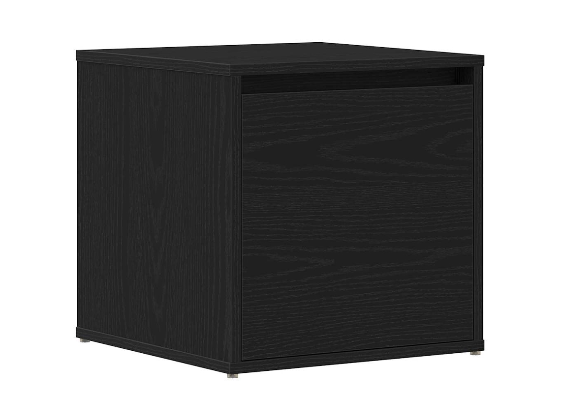 Maison Exclusive - Cajonera Roble Negro 40,5 X 40 X 40 Cm Madera Contrachapada