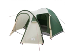 Tienda de campaña con forma de cúpula, cúpula verde, 384 x 254 x 170 cm