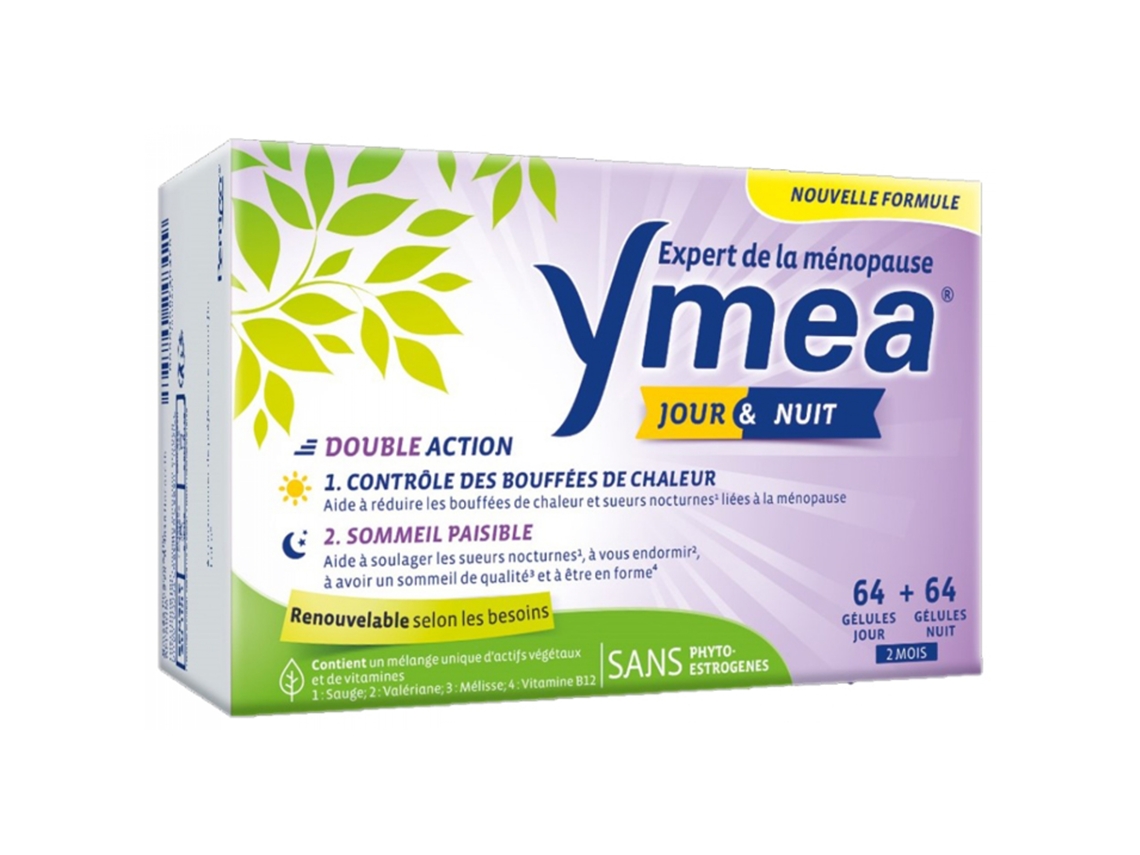 Menopausia Día & Noche Sofocos Y Sueño Tranquilo 128 Cápsulas YMEA