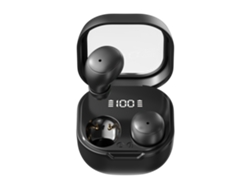 Auriculares Inalámbricos Bluetooth: Sonido De Alta Fidelidad, Baja Latencia, Cancelación De Ruido Y Pantalla Led (negros)