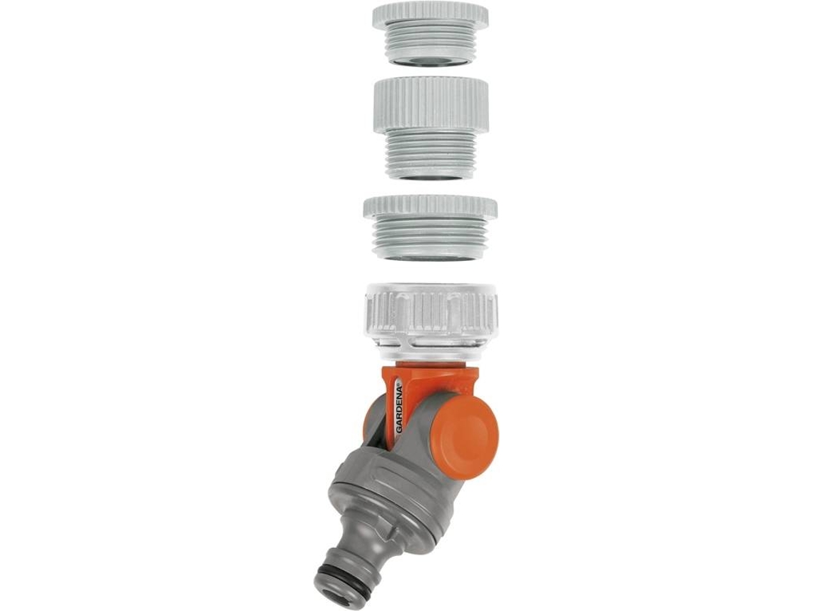 Conector GARDENA Articulado 1"- 3/4"- 5/8"- 1/2"