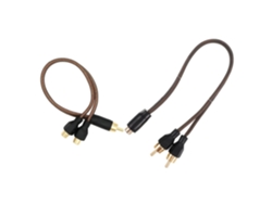 Cable Divisor De Audio Y Video Para Radio De Coche De 2 Piezas, Adaptador Macho-hembra Para Subwoofer Y Reproductor De Tv