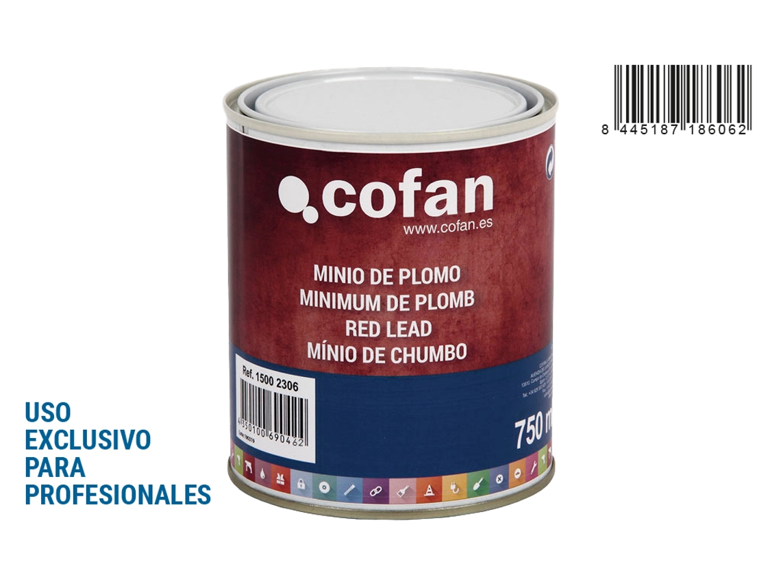 Minio de Plomo (USO EXCLUSIVO PARA PROFESIONALES)