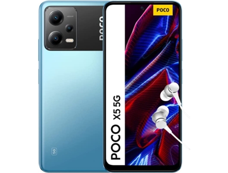 Smartphone XIAOMI Poco X5 5G (6.67'' - 6 GB - 128 GB - Azul)