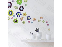 Glorious Rose 2 - Adhesivos de pared extragrandes, calcomanías, apliques y decoración del hogar slowmoose