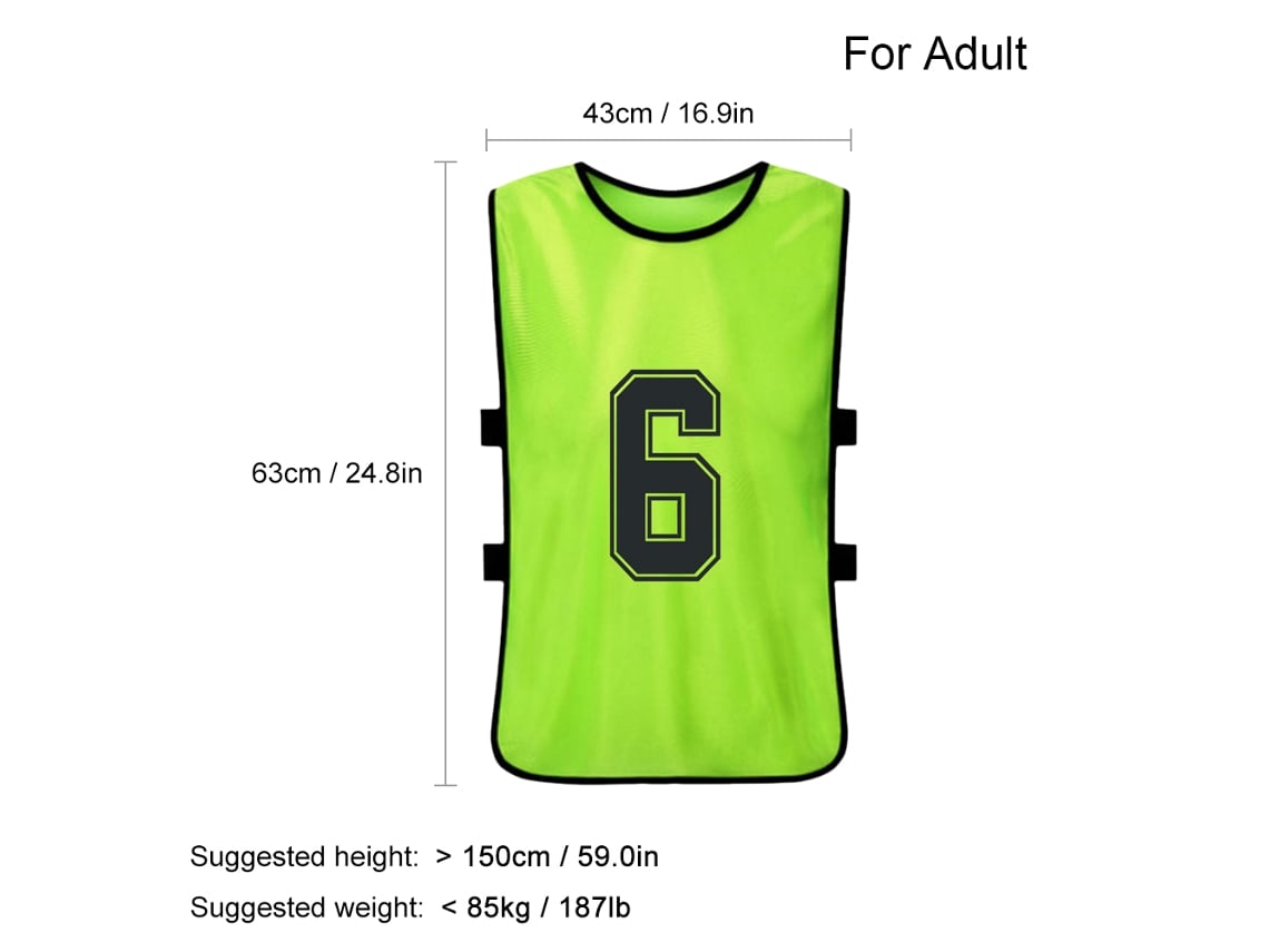 2026rebe-12 Chalecos De Fútbol Para Adultos Secado Rápido Con Números Para Entrenamiento Equipo Jerseys Pinnies Deportivos