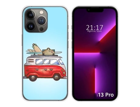 Carcasa iPhone 13 Pro (6.1) TUMUNDOSMARTPHONE Dibujos Multicolor
