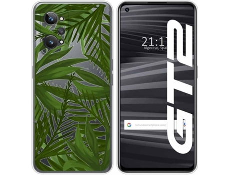 Carcasa para Realme GT 2 5G TUMUNDOSMARTPHONE Dibujos Transparente Jungla Multicolor