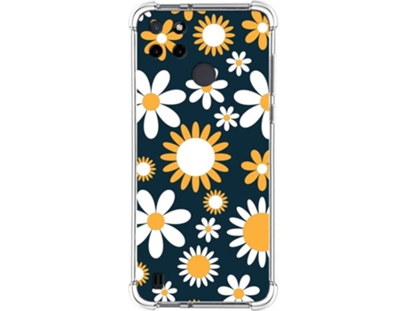 Carcasa Realme C21Y TUMUNDOSMARTPHONE Dibujos Antigolpes Flores 08 Multicolor
