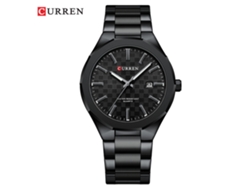 Reloj De Cuarzo Para Hombre, De Acero Inoxidable, Resistente Al Agua, Con Calendario Personalizado Y Estilo Casual.