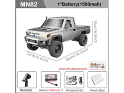 Coche RC retro Mn82pro LC79 a escala 1/12, tracción 4x4, motor 280, escala real, modelo de camión realista para coleccionar y conducir. Aeuzwr
