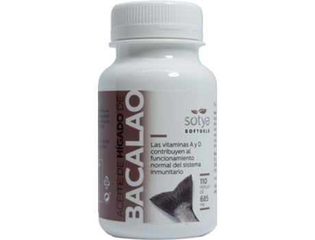 Complemento Alimentar SOTYA Higado Bacalao 685 Mg 110