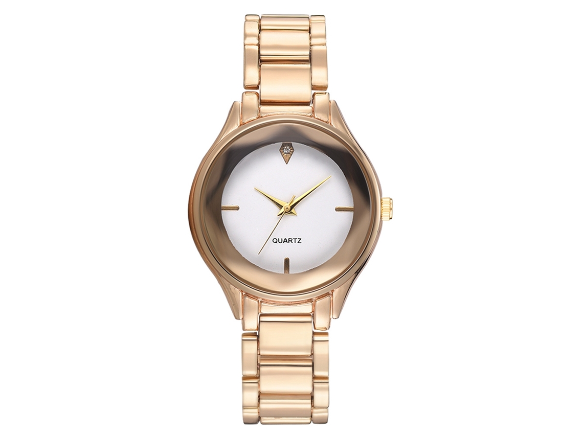 Reloj De Moda Para Mujer Con Correa De Piel Sintética, Reloj De Cuarzo Informal, Gris.