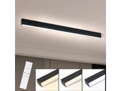 Lámparas de techo modernas con luz regulable para salón, lámpara de mesa con mando a distancia Zmh