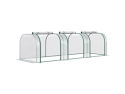 Invernadero De Aluminio Con Puerta De Cultivo De Acero, 295x100x80cm