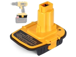 Adaptador De Batería Dm18d Dca1820 Para Dewalt 20v/18v Y Milwaukee M18 18v Con Convertidor Usb Dcb204 Dcb205