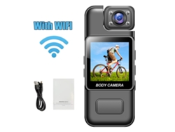 (versión Wifi - Solo Cámara) Cámara Ultra Hd 4k - Mini Grabadora De Mano Para Fuerzas Del Orden - Lente Giratoria De 180°