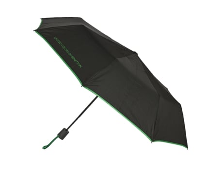 Paraguas Plegable Benetton Negro (Ø 93 cm)