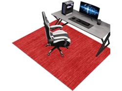 Alfombrilla para silla de oficina, protector de suelo, antideslizante, para madera, videojuegos, oficina y suelos de madera.