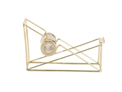Soporte Para Rollo De Cinta Adhesiva Para Escritorio, Dispensador De Cinta Metálica Hueca Para Escuela/oficina, Plata/oro Rosa
