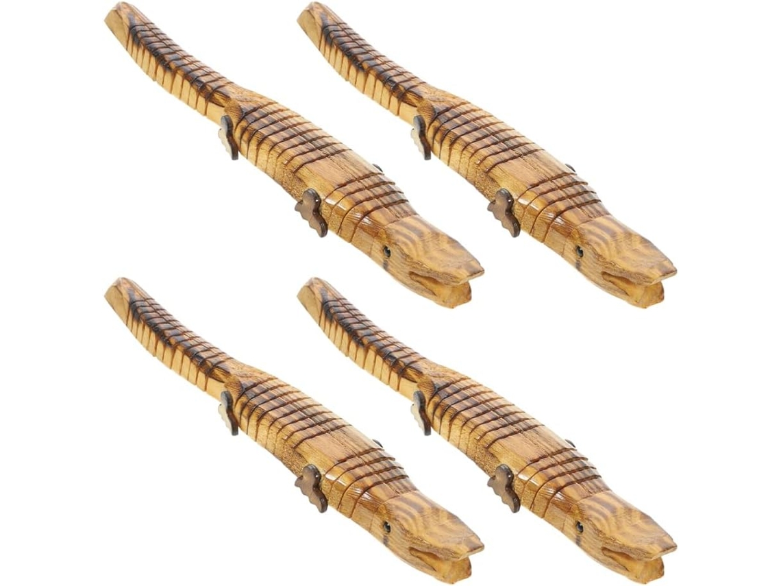 Cocodrilo de madera natural SFUSHOS