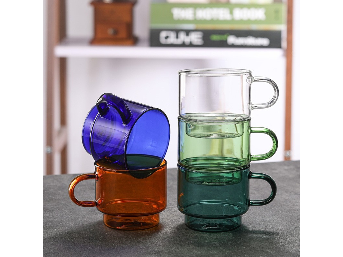 Cafetera, Cafetera de vidrio de borosilicato coloreado