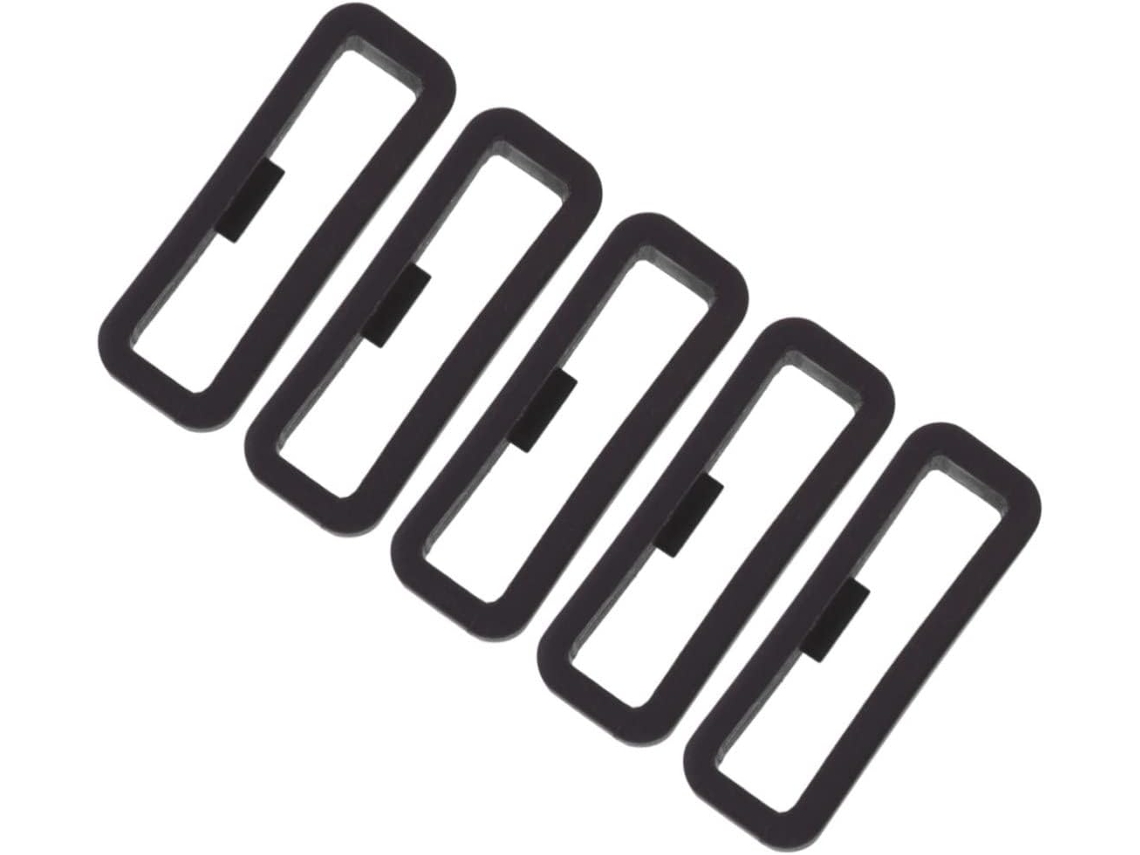Juego de 5 anillos de silicona para correa de reloj, ajustables y compatibles con diámetro interior Gokoco