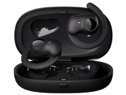 Auriculares inalámbricos Bluetooth abiertos JIAPEI, diseño supraaural, cómodos de llevar (negro)