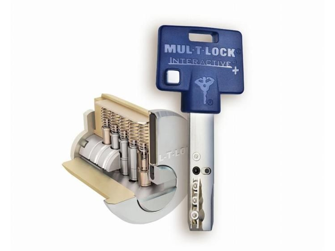 Cilindro Mtl600 262S 80 40-40 Nm Pan MUL-T-LOCK 3 Llaves Pvc Azul BR- Eum6P4040Xx3Pblvr